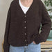 Women’s Tweed V-Neck Cardigan Knitting Pattern (N1785)-Needlecraft Patterns-Wentworth Distributors-Printed Pattern – Posted-Wild & Woolly Yarns