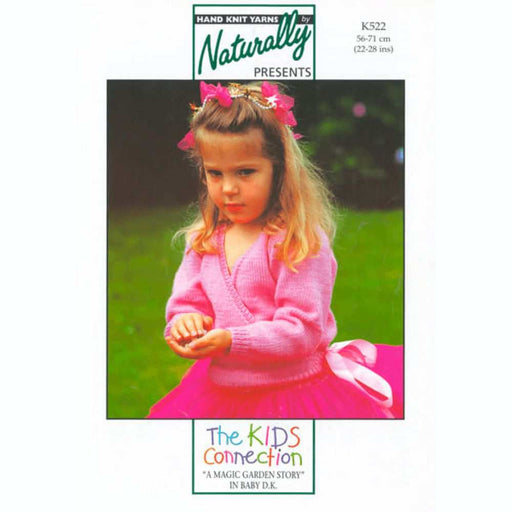 Wrap Cardigan Knitting Pattern (K522)-Needlecraft Patterns-Wentworth Distributors-Printed Pattern – Posted-Wild & Woolly Yarns