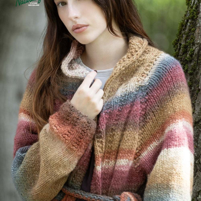Wraparound Cardigan Knitting Pattern (N1772)-Needlecraft Patterns-Wentworth Distributors-Printed Pattern – Posted-Wild & Woolly Yarns