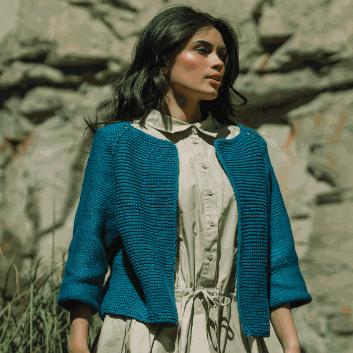 Yaya Cardigan Knitting Pattern-Needlecraft Patterns-Wentworth Distributors-Printed Pattern – Posted-Wild & Woolly Yarns