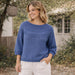 Yoke Sweater with ¾ Length Sleeves Knitting Pattern (N1746)-Needlecraft Patterns-Wentworth Distributors-Printed-Wild & Woolly Yarns