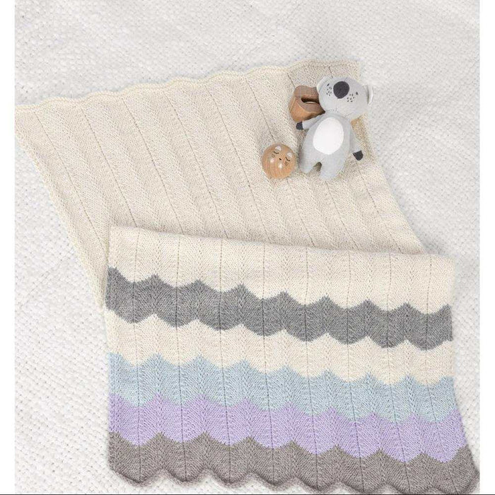 Zig Zag Blanket Knitting Pattern (AP1542)-Needlecraft Patterns-Alpaca Yarns-Printed Pattern – Posted-Wild & Woolly Yarns
