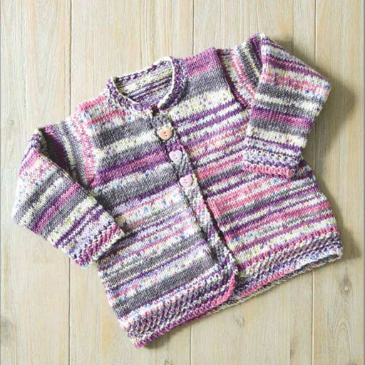 3 Button Jacket Knitting Pattern (K430)-Pattern-Wild and Woolly Yarns