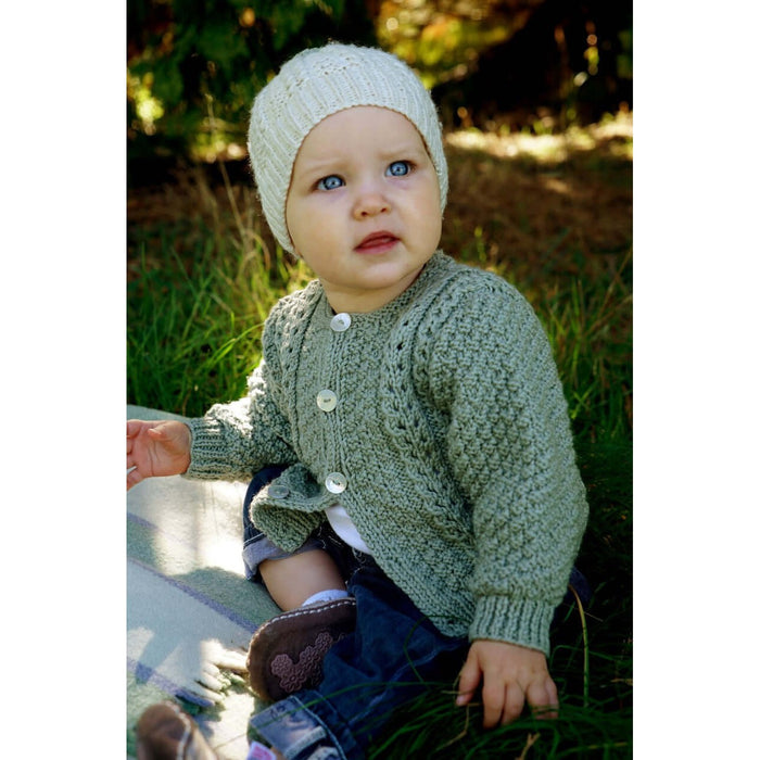 Addison Cardi & Beanie Knitting Pattern - 8Ply (BC71)-Pattern-Wild and Woolly Yarns