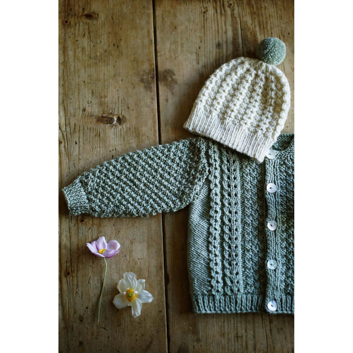 Addison Cardi & Beanie Knitting Pattern - 8Ply (BC71)-Pattern-Wild and Woolly Yarns