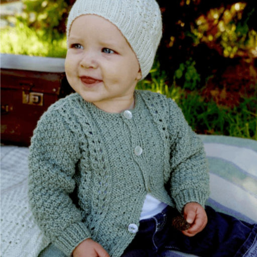Addison Cardi & Beanie Knitting Pattern - 8Ply (BC71)-Pattern-Wild and Woolly Yarns