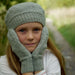 Alyssa Beret & Mittens Knitting Pattern - 8Ply (LC36)-Pattern-Wild and Woolly Yarns