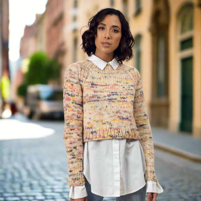 Amelia Pullover Knitting Pattern-Pattern-Wild and Woolly Yarns