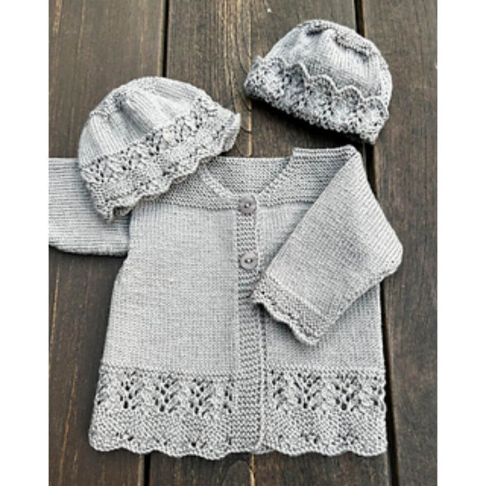 Amelie Cardigan & Hats Knitting Pattern 4 Ply-Pattern-Wild and Woolly Yarns