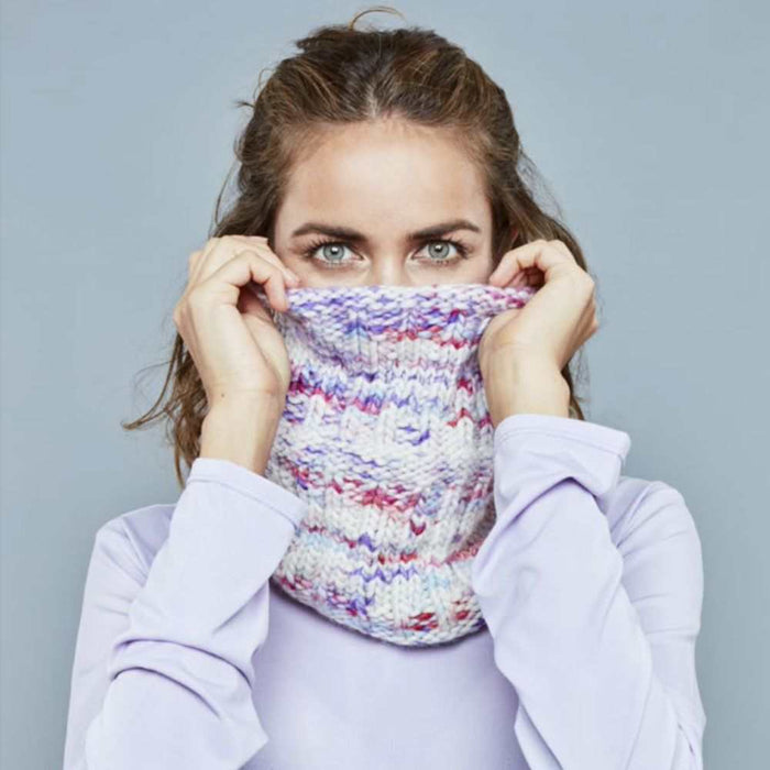 Antonella Cowl Knitting Pattern-Pattern-Wild and Woolly Yarns