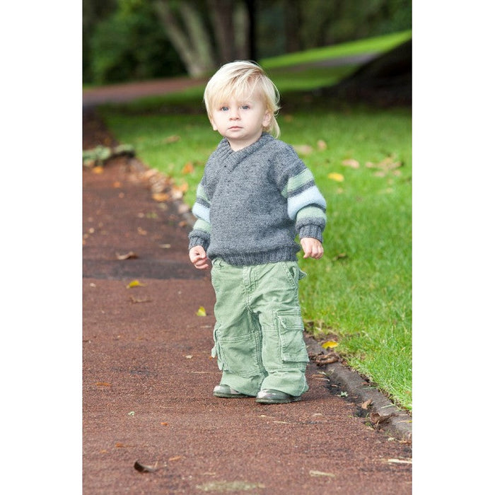 Apple Jube Sweater Knitting Pattern - 8Ply (LF13)-Pattern-Wild and Woolly Yarns