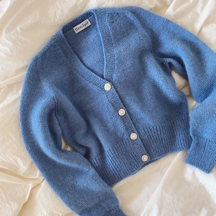 April Cardigan Knitting Pattern - PetiteKnit-Pattern-Wild and Woolly Yarns