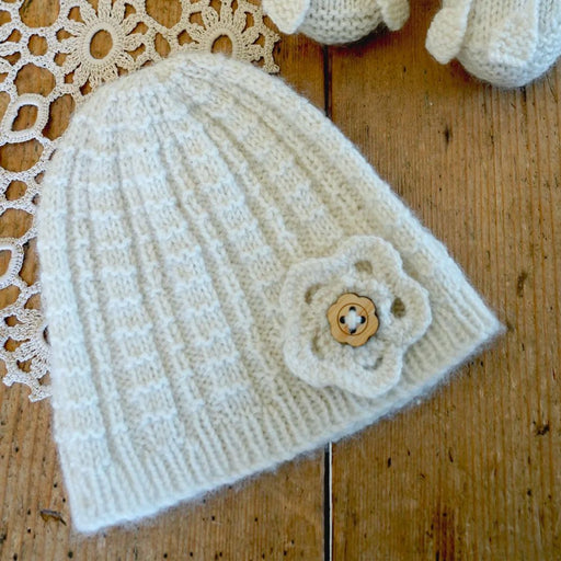 Ariel Hat and Booties Knitting Pattern - 4Ply (BC116)-Pattern-Wild and Woolly Yarns