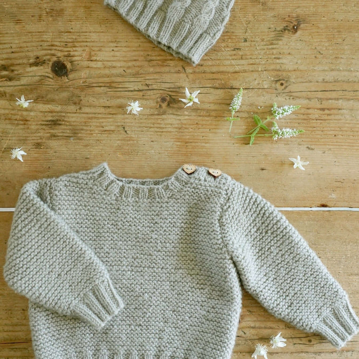 Ashley Sweater & Hat Knitting Pattern - 8Ply (BC108)-Pattern-Wild and Woolly Yarns