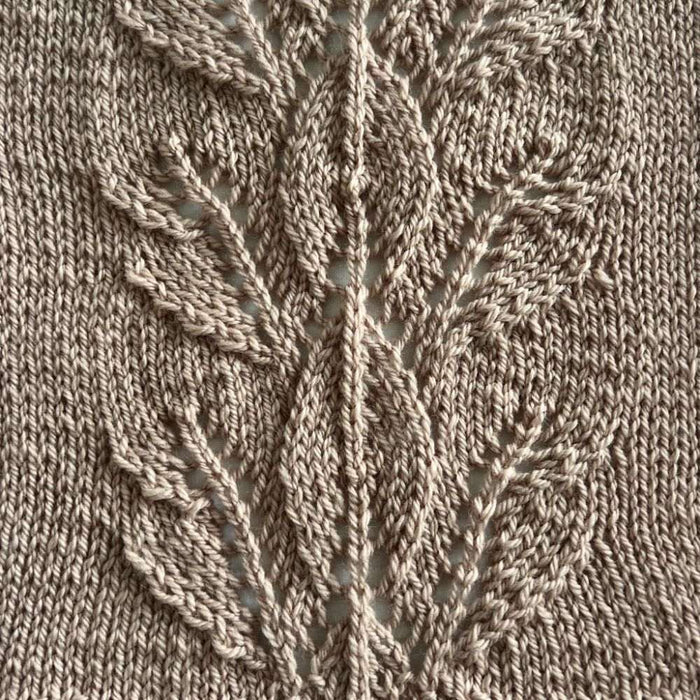 Autumn Leaves Blanket Knitting Pattern - 8 Ply-Pattern-Wild and Woolly Yarns