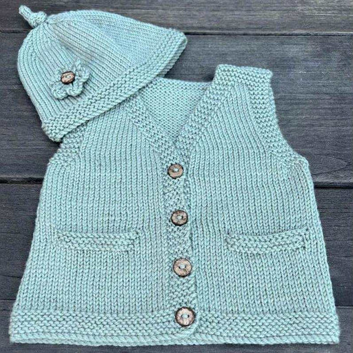 Ava & Archie Vintage Vest & Hat Knitting Pattern-Pattern-Wild and Woolly Yarns