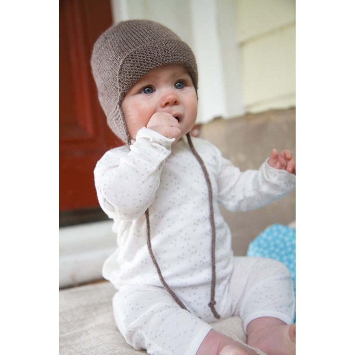 Baby Hunter Hat Knitting Pattern - 4Ply (BC47)-Pattern-Wild and Woolly Yarns