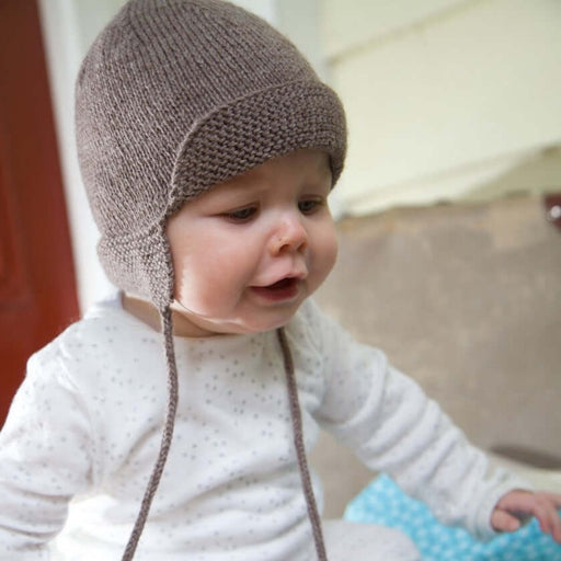 Baby Hunter Hat Knitting Pattern - 4Ply (BC47)-Pattern-Wild and Woolly Yarns