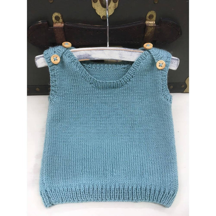 Baby Singlets Knitting Pattern (K642)-Pattern-Wild and Woolly Yarns