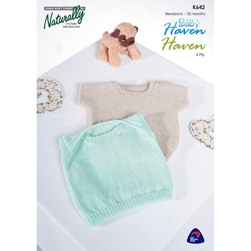 Baby Singlets Knitting Pattern (K642)-Pattern-Wild and Woolly Yarns