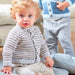 Baby's Striped Cardigan Knitting Pattern (6762)-Pattern-Wild and Woolly Yarns