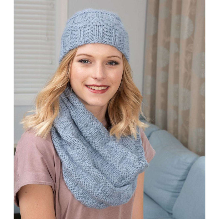 Beanie & Cowl Knitting Pattern (N1594)-Pattern-Wild and Woolly Yarns