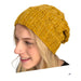 Beanie & slouch hat knitting pattern in Moro 12ply yarn.