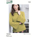Bell Sleeve Sweater Knitting Pattern (N1489)-Pattern-Wild and Woolly Yarns