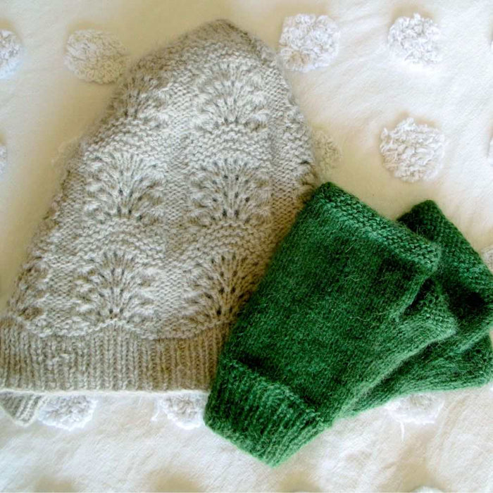 Bella Rosa Hat & Gloves Knitting Pattern - 5Ply (HC35)-Pattern-Wild and Woolly Yarns