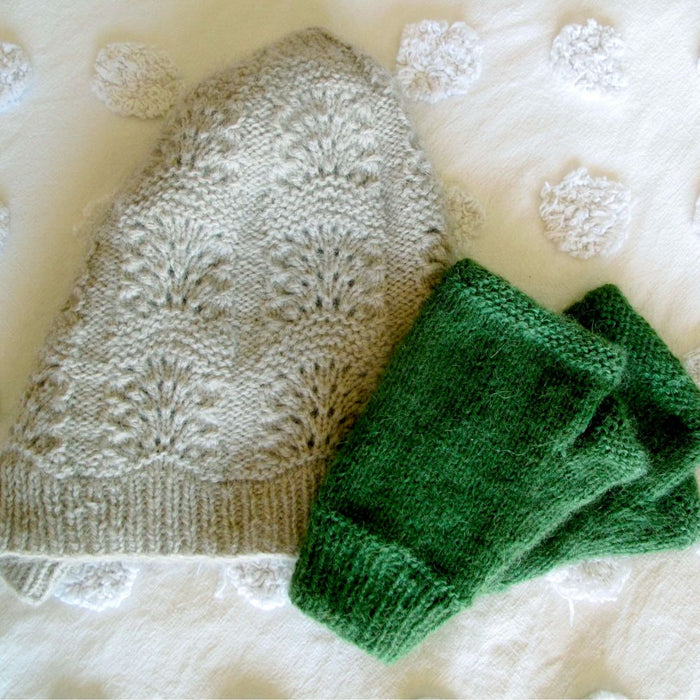 Bella Rosa Hat & Gloves Knitting Pattern - 5Ply (HC35)-Pattern-Wild and Woolly Yarns
