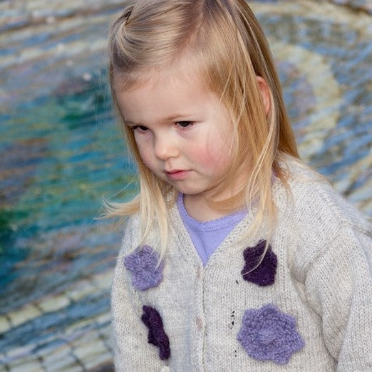 Berry Crumble Cardigan Knitting Pattern - 8Ply (LF10)-Pattern-Wild and Woolly Yarns