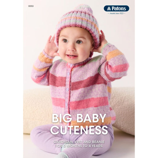 Big Baby Cuteness Knitting Pattern-Pattern-Wild and Woolly Yarns