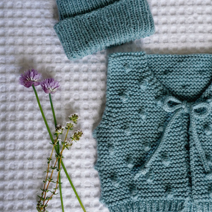 Blake Vest & Beanie Knitting Pattern - 8Ply (BC102)-Pattern-Wild and Woolly Yarns