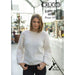 Boat neck sweater knitting pattern for 14 ply yarns, sizes S to XL.