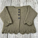 Bobbie Cardigan with lace edge and buttons, knitted in green yarn, ideal for 3 months to 6 years.