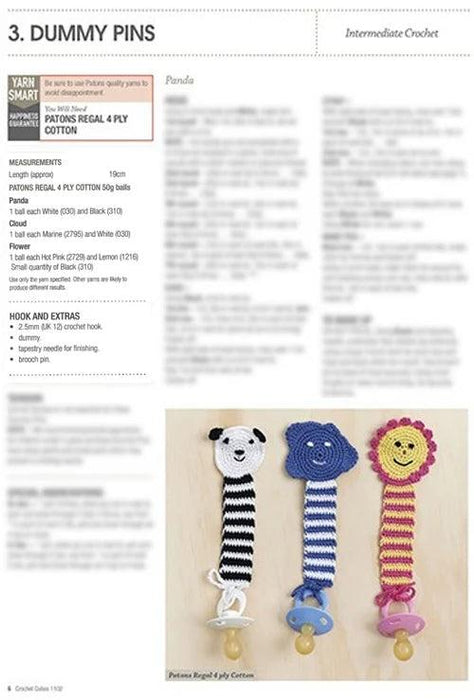 Crochet Cuties Pattern Book (1102)-Pattern Book-The Australian Yarn Co-Wild & Woolly Yarns