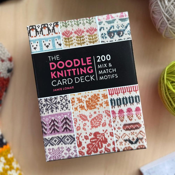 Doodle Knitting Card Deck - Jamie Lomax-Pattern Book-Bateman Books-Wild & Woolly Yarns