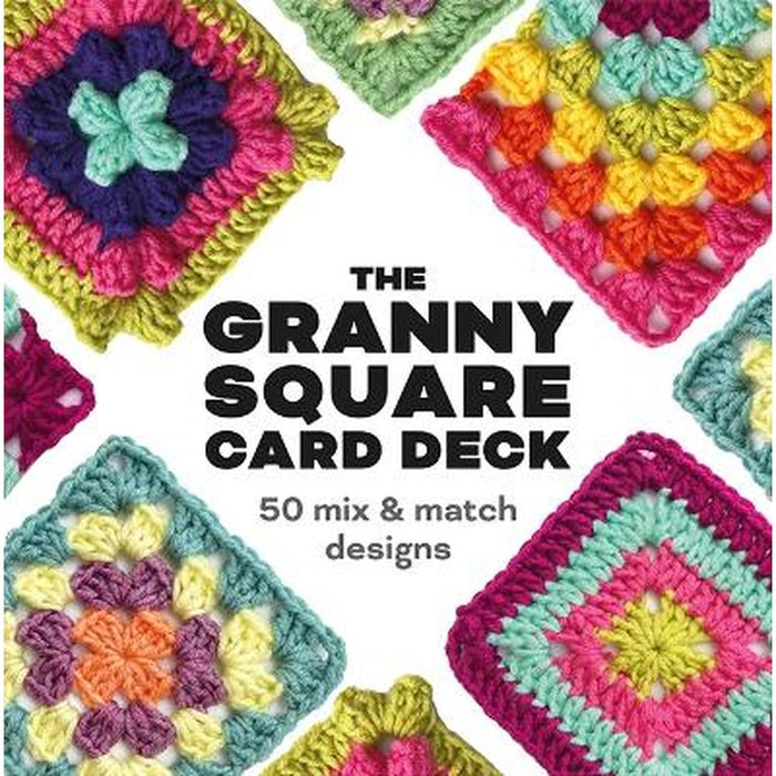 Granny Square Card Deck - Claire Montgomerie-Pattern Book-Bateman Books-Wild & Woolly Yarns