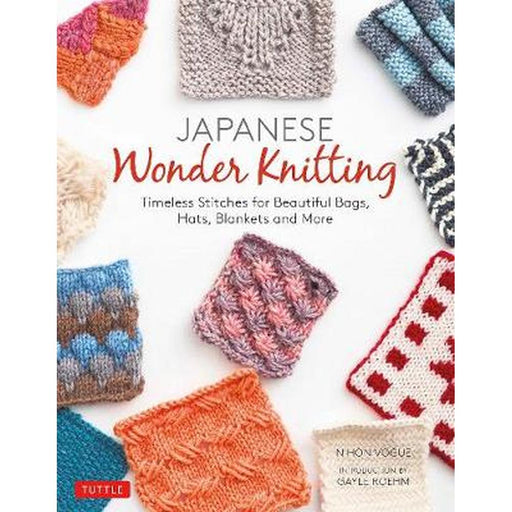 Japanese Wonder Knitting - Nihon Vogue-Pattern Book-Bateman Books-Wild & Woolly Yarns