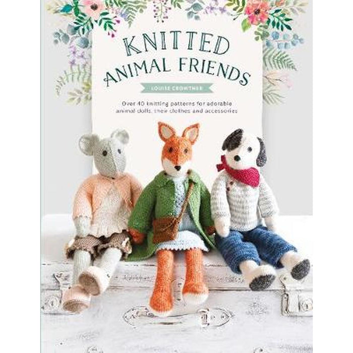 Knitted Animal Friends by Louise Crowther-Pattern Book-Bateman Books-Wild & Woolly Yarns