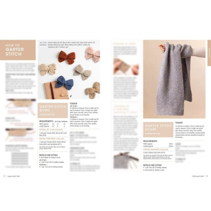 Learn To Knit Book-Pattern Book-The Australian Yarn Co-Wild & Woolly Yarns