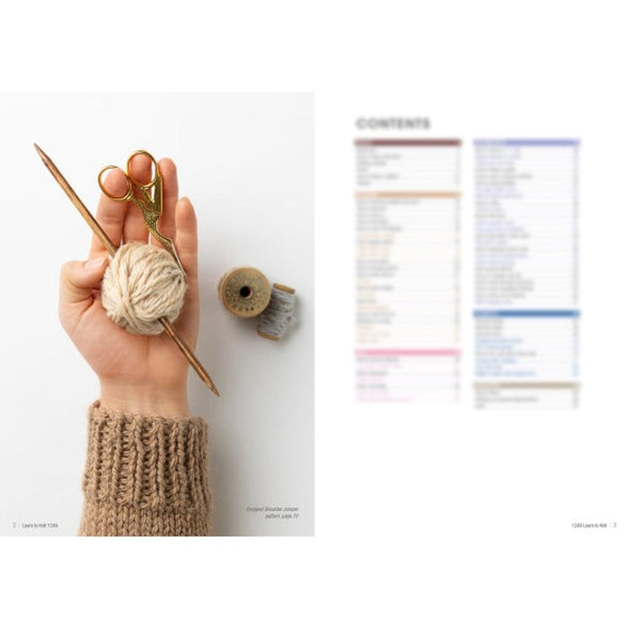 Learn To Knit Book-Pattern Book-The Australian Yarn Co-Wild & Woolly Yarns