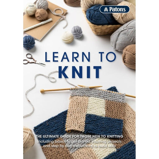 Learn To Knit Book-Pattern Book-The Australian Yarn Co-Wild & Woolly Yarns