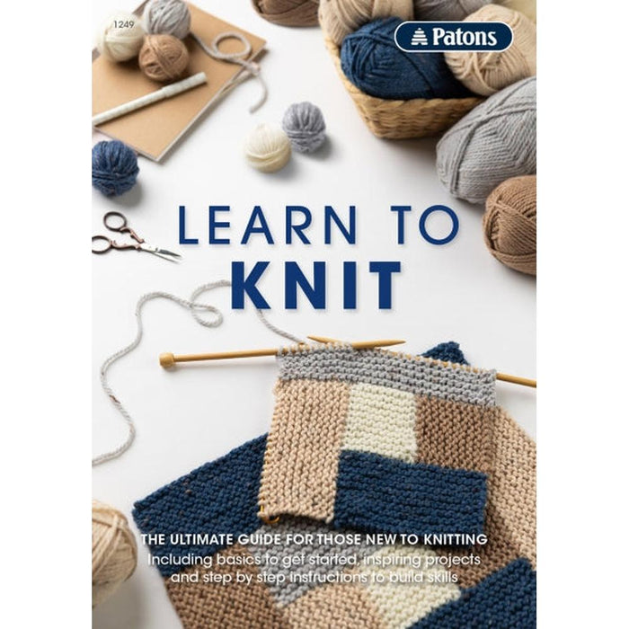 Learn To Knit Book-Pattern Book-The Australian Yarn Co-Wild & Woolly Yarns