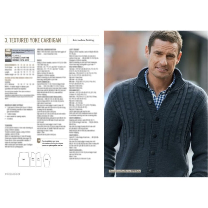 Mens Merino Collection Pattern Book (102)-Pattern Book-Wild and Woolly Yarns