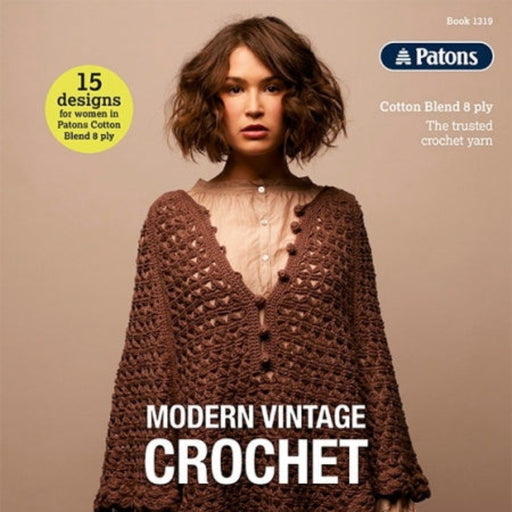 Modern Vintage Crochet Pattern Book (1319)-Pattern Book-Wild and Woolly Yarns