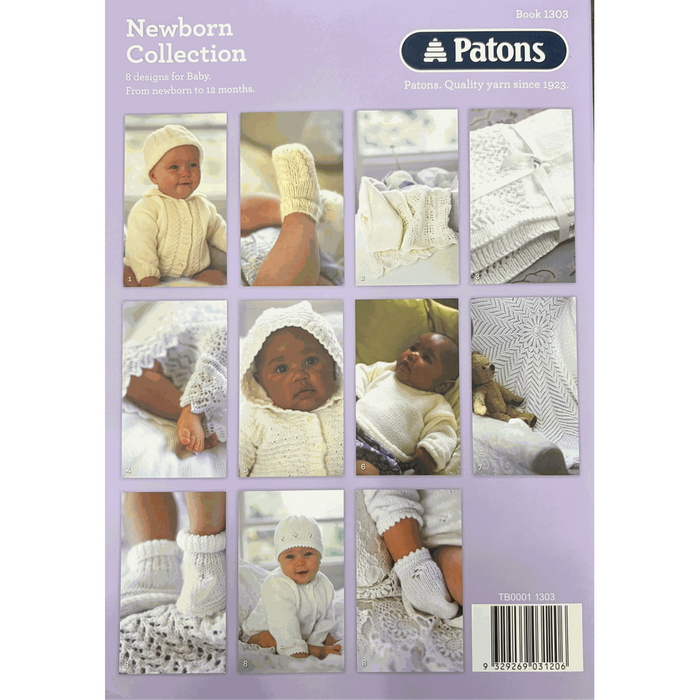 Patons Newborn Collection Pattern Book 1303-Pattern Book-The Australian Yarn Co-Wild & Woolly Yarns