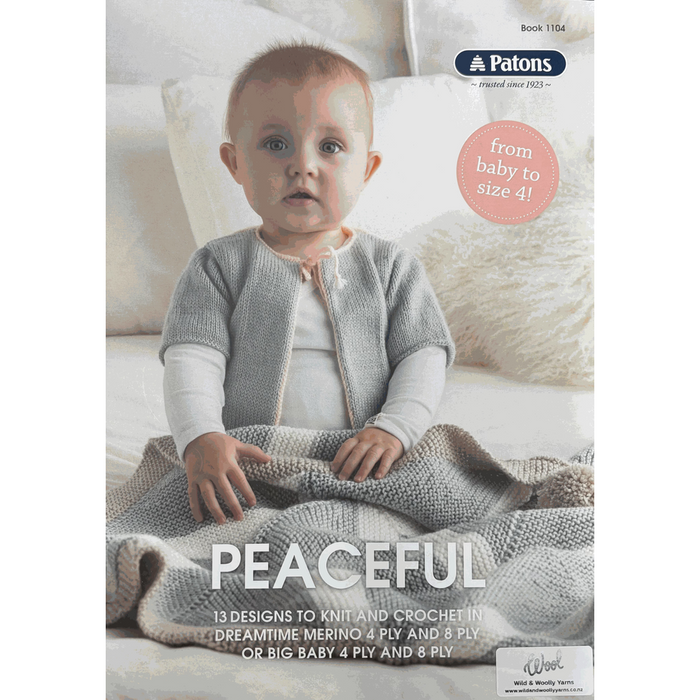 Peaceful Pattern Book-Pattern Book-The Australian Yarn Co-Wild & Woolly Yarns