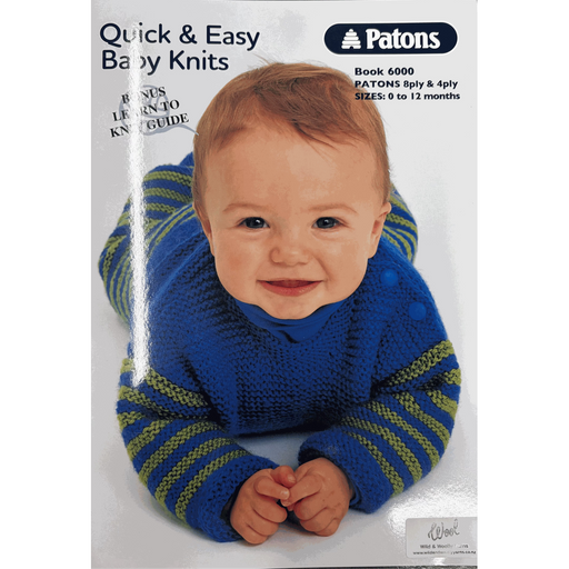 Quick & Easy Baby Knits Pattern Book-Pattern Book-The Australian Yarn Co-Wild & Woolly Yarns