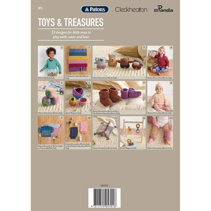 Toys & Treasures Knitting & Crochet Pattern Book 373-Pattern Book-The Australian Yarn Co-Wild & Woolly Yarns